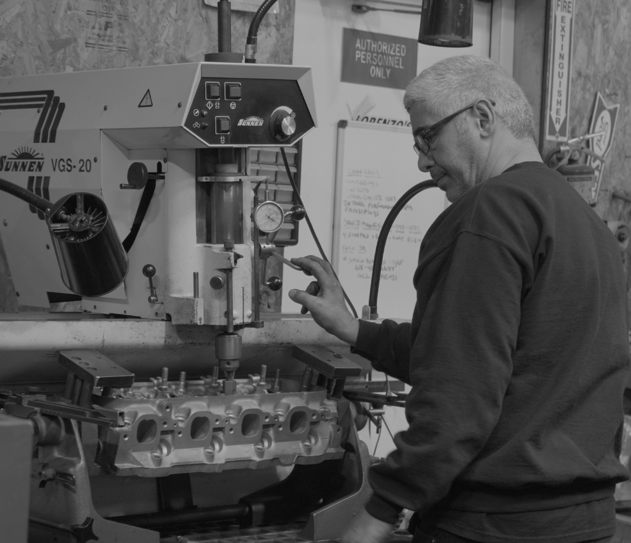 clyinder head honing shop